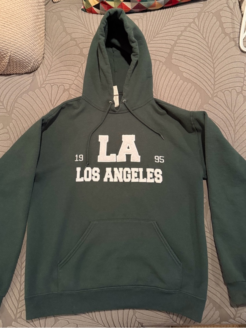 Men’s Med (fits small) LA 1995 varsity hoodie.